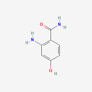 Chemical structure of 2-Amino-4-hydroxybenzamide