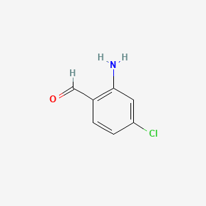 Chemical structure of 2-Amino-4-chlorobenzaldehyde