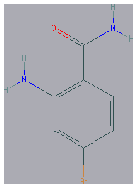 Chemical structure of 2-Amino-4-bromobenzamide