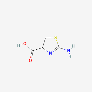 Chemical structure of 2-Aminothiazoline-4-carboxylic acid