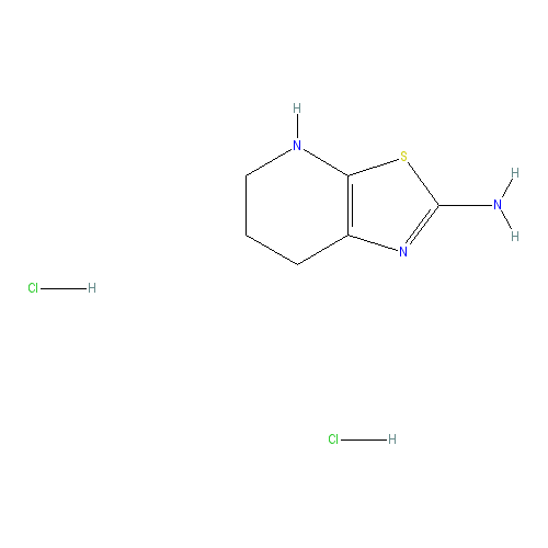 Chemical structure of 2-Amino-4,5,6,7-tetrahydrothiazolo[5,4-c]pyridine Dihydrochloride