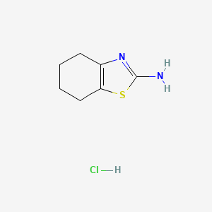 Chemical structure of 2-Amino-4,5,6,7-tetrahydrobenzothiazole Hydrochloride