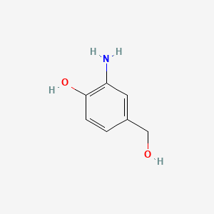 Chemical structure of 2-Amino-4-(hydroxymethyl)phenol