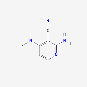 Chemical structure of 2-Amino-4-(dimethylamino)nicotinonitrile
