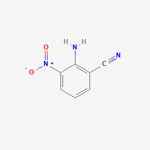 Chemical structure of 2-Amino-3-nitrobenzonitrile