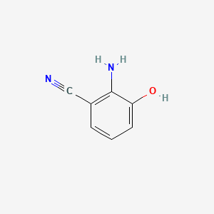 Chemical structure of 2-Amino-3-hydroxybenzonitrile