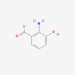 Chemical structure of 2-Amino-3-hydroxybenzaldehyde
