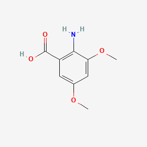 Chemical structure of 2-Amino-3,5-dimethoxybenzoic acid