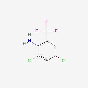Chemical structure of 2-Amino-3,5-Dichlorobenzotrifluoride