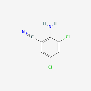 Chemical structure of 2-Amino-3,5-dichlorobenzonitrile