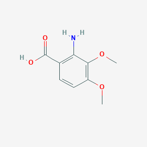 Chemical structure of 2-Amino-3,4-dimethoxybenzoic acid