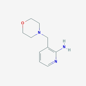Chemical structure of 2-Amino-3-(morpholinomethyl)pyridine