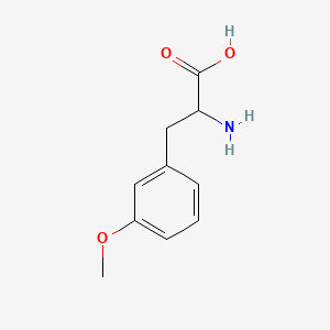Chemical structure of 2-Amino-3-(3-methoxyphenyl)propanoic acid