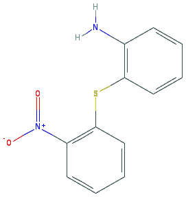Chemical structure of 2-Amino-2'-nitrodiphenyl Sulfide
