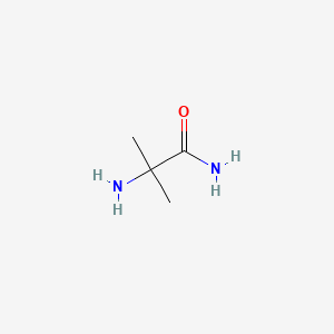 Chemical structure of 2-Amino-2-methylpropanamide