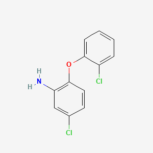 Chemical structure of 2-Amino-2',4-dichlorodiphenyl Ether