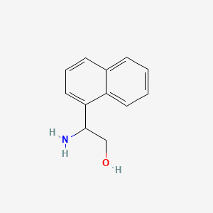 Chemical structure of 2-Amino-2-(naphthalen-1-yl)ethanol