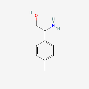Chemical structure of 2-Amino-2-(4-methylphenyl)ethanol