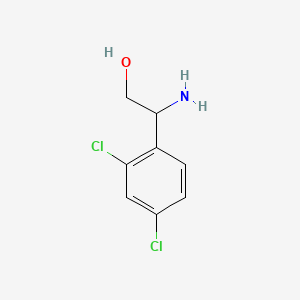 Chemical structure of 2-Amino-2-(2,4-dichlorophenyl)ethanol