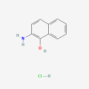 Chemical structure of 2-Amino-1-naphthol Hydrochloride
