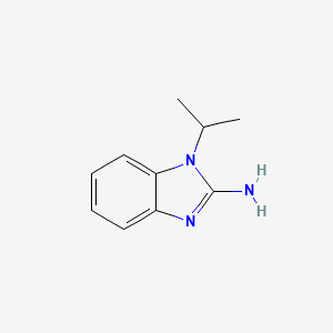 Chemical structure of 2-Amino-1-isopropylbenzimidazole