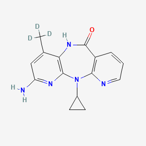 Chemical structure of 2-Amino Nevirapine-d3