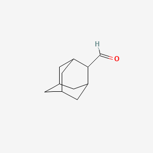 Chemical structure of Adamantane-2-carbaldehyde