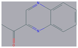 Chemical structure of 2-Acetylquinoxaline