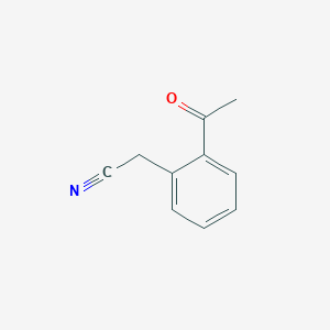 Chemical structure of 2-ACetylphenylacetonitrile