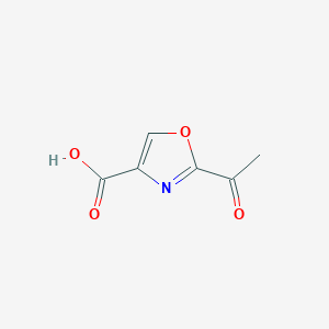 Chemical structure of 2-Acetyloxazole-4-carboxylic acid