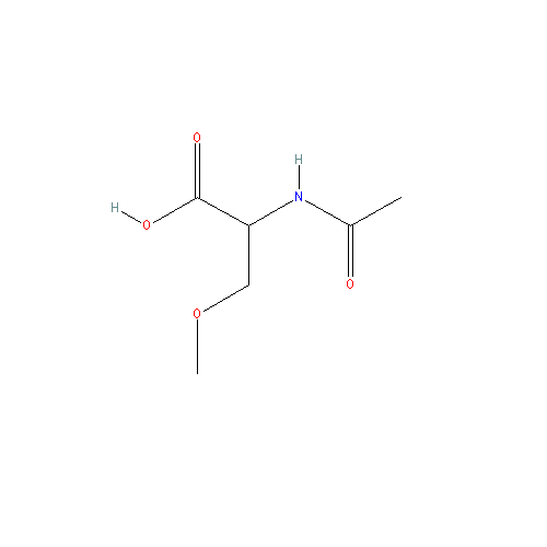 Chemical structure of 2-Acetamido-3-methoxypropanoic acid