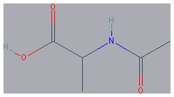 Chemical structure of N-Acetylvanilalanine