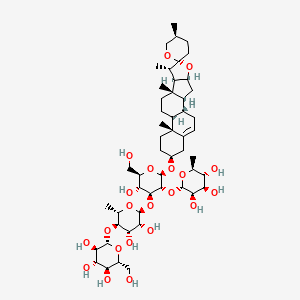 Chemical structure of 27-Epichantrieroside A