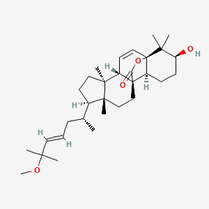 Chemical structure of 25-O-Methylkaravilagenin D
