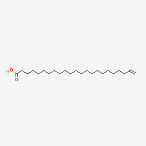 Chemical structure of 22-Tricosenoic Acid