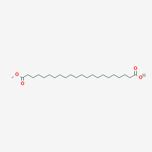 Chemical structure of 22-Methoxy-22-oxodocosanoic acid