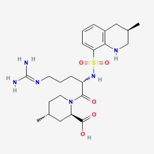 Chemical structure of 21R-Argatroban