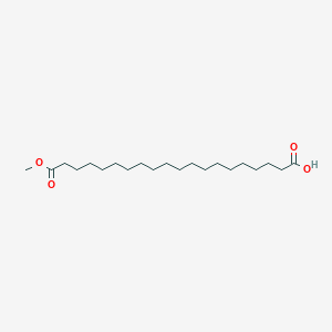 Chemical structure of 20-Methoxy-20-oxoicosanoic acid