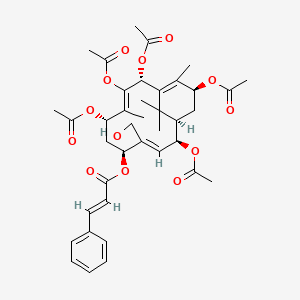 Chemical structure of 20-Deacetyltaxuspine X
