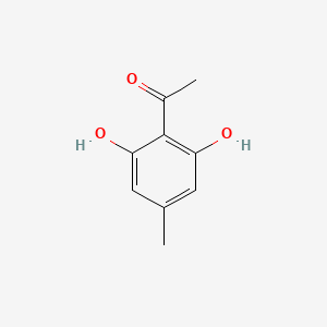 Chemical structure of 3,5-Dihydroxy-4-acetyltoluene