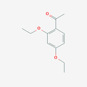 Chemical structure of 2’,4’-Diethoxyacetophenone