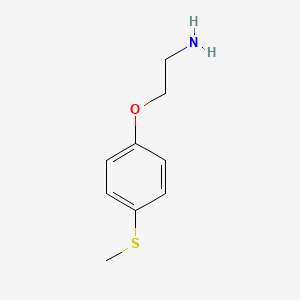 Chemical structure of 2-[4-(Methylthio)phenoxy]ethylamine