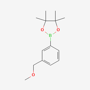 Chemical structure of 2-[3-(methoxymethyl)phenyl]-4,4,5,5-tetramethyl-1,3,2-dioxaborolane