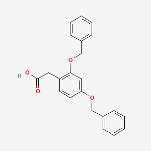 Chemical structure of 2-[2,4-Bis(benzyloxy)phenyl]acetic Acid