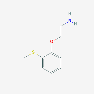 Chemical structure of 2-[2-(Methylthio)phenoxy]ethylamine
