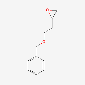 Chemical structure of 2-[2-(Benzyloxy)ethyl]oxirane