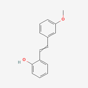 Chemical structure of 2-[2-(3-Methoxyphenyl)Ethenyl]Phenol