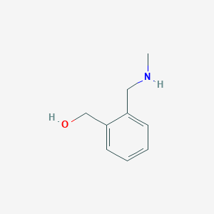 Chemical structure of 2-[(Methylamino)methyl]benzyl Alcohol