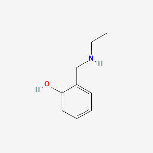 Chemical structure of 2-[(Ethylamino)methyl]phenol