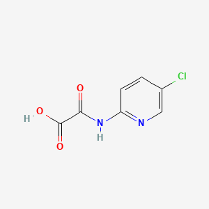 Chemical structure of ((5-Chloropyridin-2-yl)amino)(oxo)acetic acid